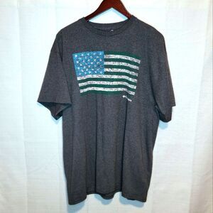 Columbia American Flag Tee Size XL